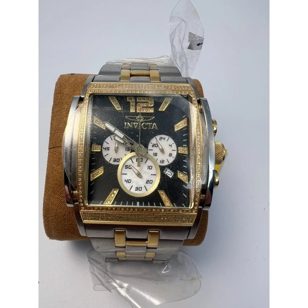 #W018 Invicta Speedway 32543 Diamond Swiss Quartz 47mm Two-Tone Men's Watch